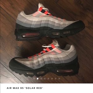 Air max 95 Solar red